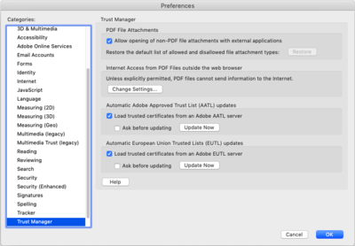 Adobe AATL Manual update