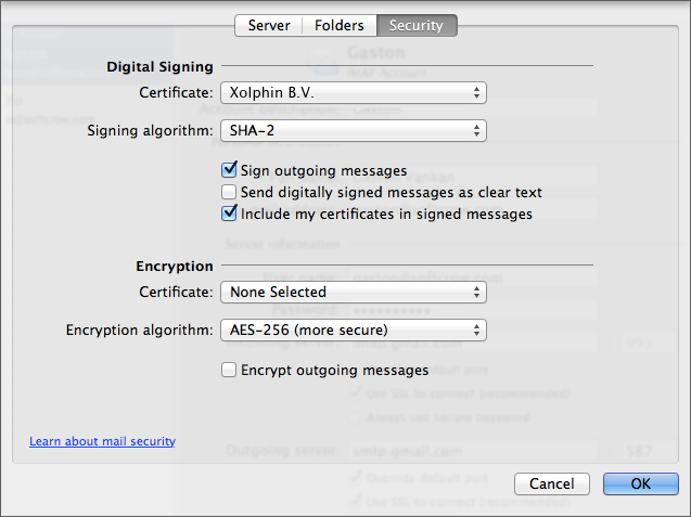 Xolphin code signing